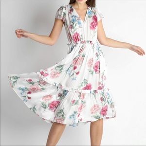 🌸Anthropologie - Current Air | Floral Print Wrinkled
